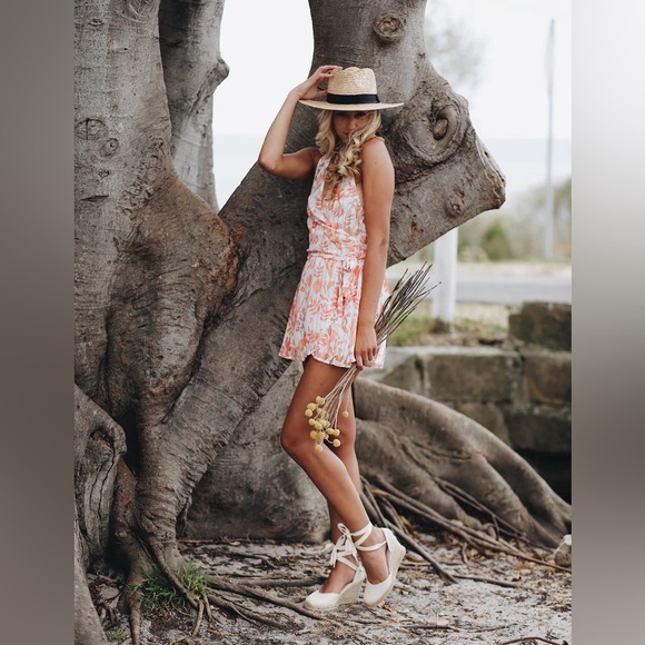 Morrisday the Label Tropical Heat Mini Dress Sz AU-12 (US-8) Vacation Party Chic - Picture 16 of 16